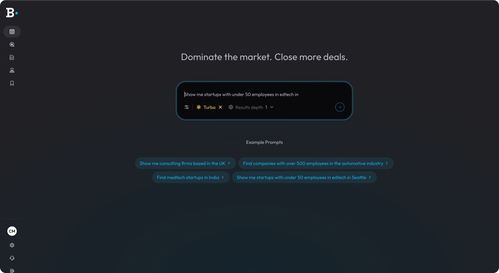 Bebop Sales AI Intelligence Platform